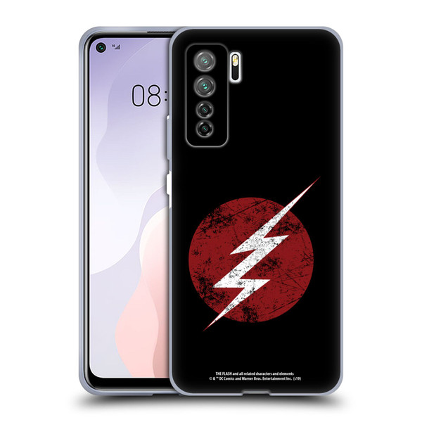 The Flash TV Series Logos Distressed Look Soft Gel Case for Huawei Nova 7 SE/P40 Lite 5G