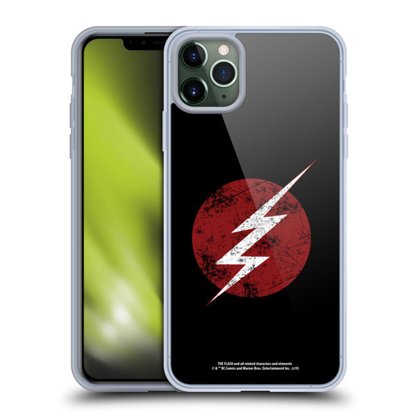 The Flash TV Series Logos Distressed Look Soft Gel Case for Apple iPhone 11 Pro Max