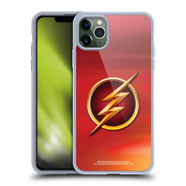 The Flash TV Series Logos Red Soft Gel Case for Apple iPhone 11 Pro Max