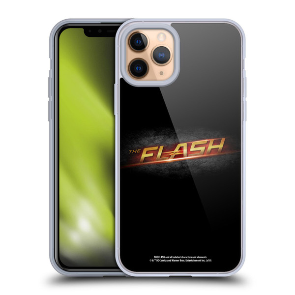 The Flash TV Series Logos Black Soft Gel Case for Apple iPhone 11 Pro