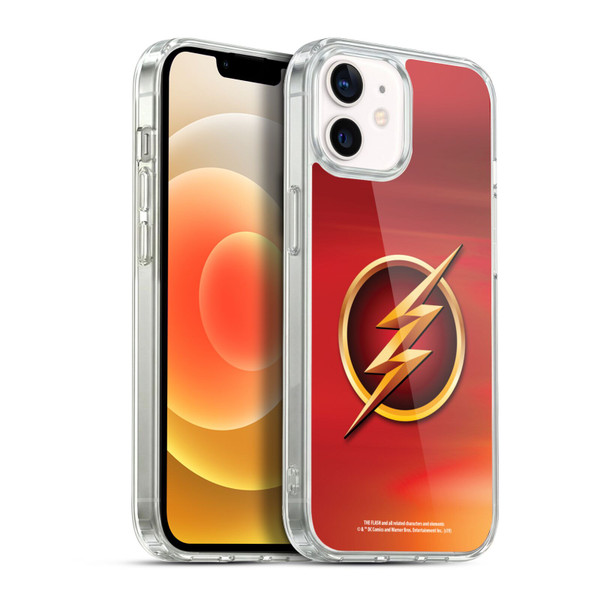 The Flash TV Series Logos Red Soft Gel Case for Apple iPhone 12 / iPhone 12 Pro & MagSafe
