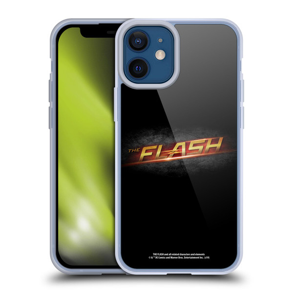The Flash TV Series Logos Black Soft Gel Case for Apple iPhone 12 Mini