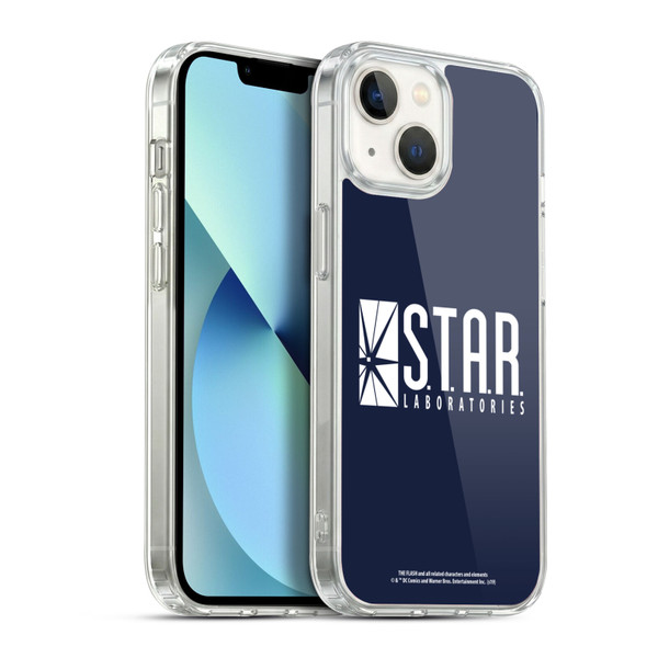 The Flash TV Series Logos Star Labs Soft Gel Case for Apple iPhone 13