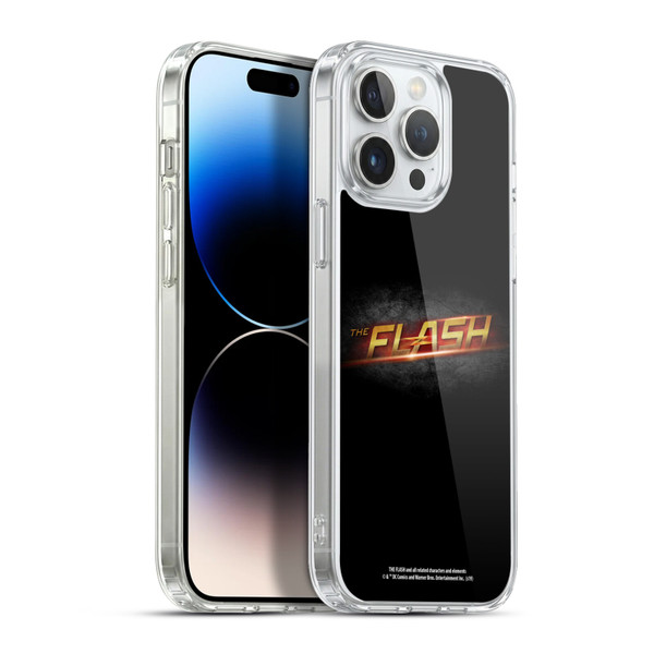 The Flash TV Series Logos Black Soft Gel Case for Apple iPhone 13 Pro Max & MagSafe