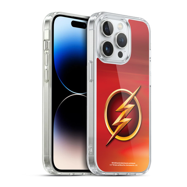 The Flash TV Series Logos Red Soft Gel Case for Apple iPhone 13 Pro & MagSafe
