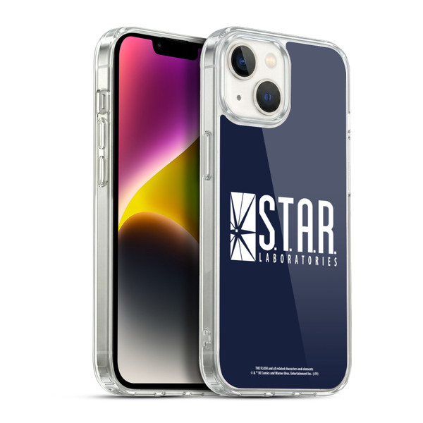 The Flash TV Series Logos Star Labs Soft Gel Case for Apple iPhone 14