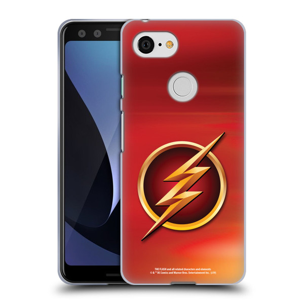 The Flash TV Series Logos Red Soft Gel Case for Google Pixel 3