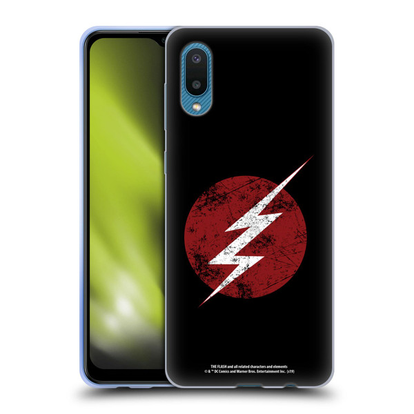 The Flash TV Series Logos Distressed Look Soft Gel Case for Samsung Galaxy A02/M02 (2021)