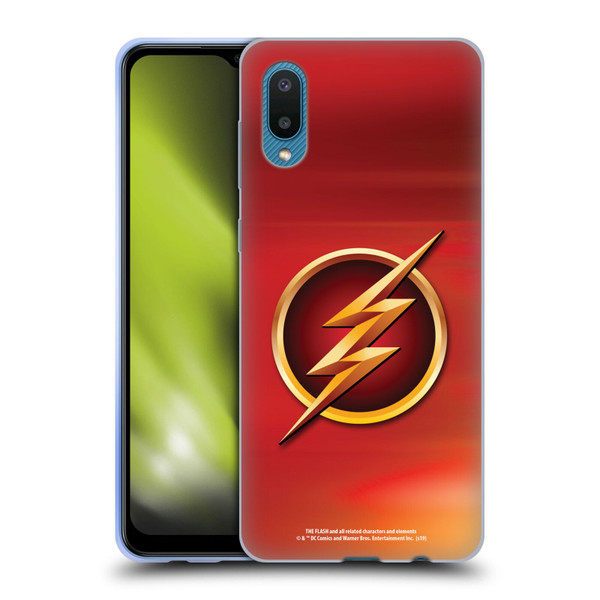 The Flash TV Series Logos Red Soft Gel Case for Samsung Galaxy A02/M02 (2021)