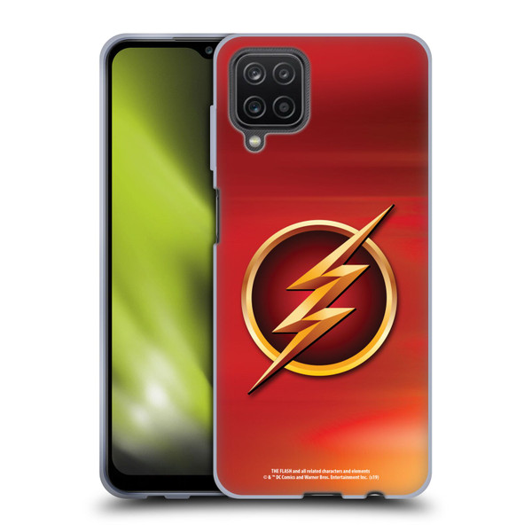 The Flash TV Series Logos Red Soft Gel Case for Samsung Galaxy A12 (2020)