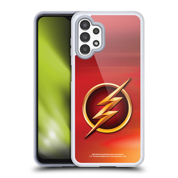 The Flash TV Series Logos Red Soft Gel Case for Samsung Galaxy A13 (2022)