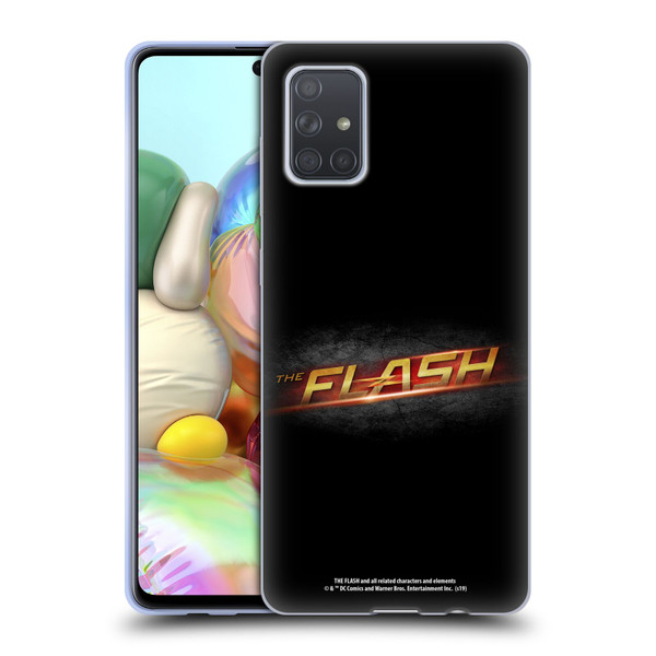 The Flash TV Series Logos Black Soft Gel Case for Samsung Galaxy A71 (2019)
