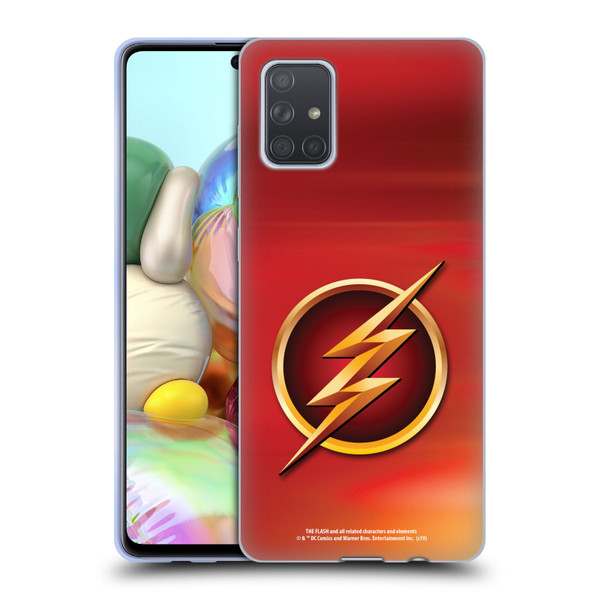 The Flash TV Series Logos Red Soft Gel Case for Samsung Galaxy A71 (2019)