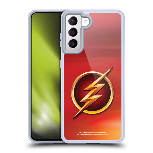 The Flash TV Series Logos Red Soft Gel Case for Samsung Galaxy S21 5G