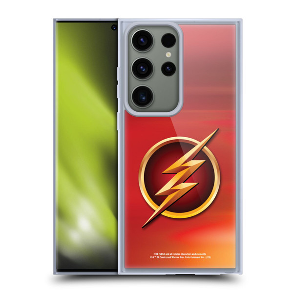 The Flash TV Series Logos Red Soft Gel Case for Samsung Galaxy S23 Ultra 5G