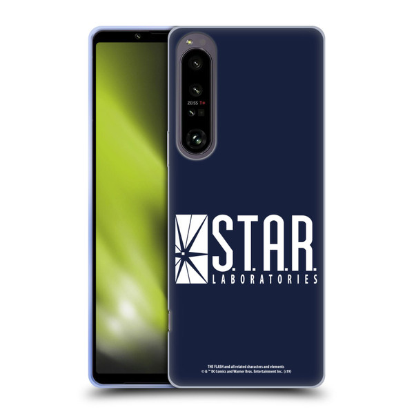 The Flash TV Series Logos Star Labs Soft Gel Case for Sony Xperia 1 IV