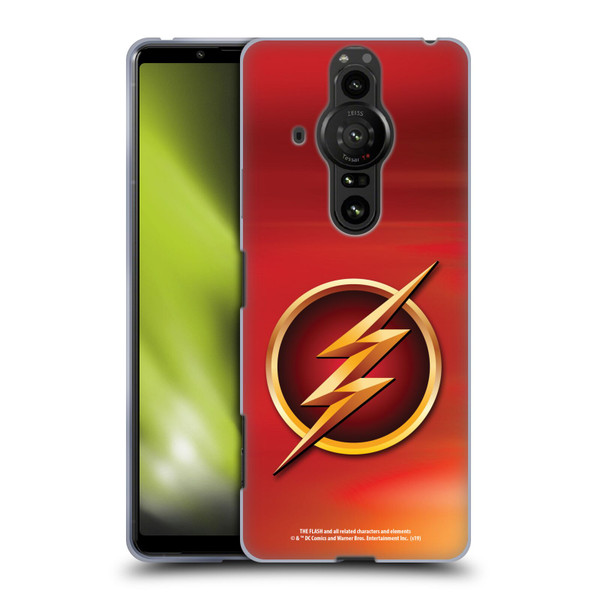 The Flash TV Series Logos Red Soft Gel Case for Sony Xperia Pro-I