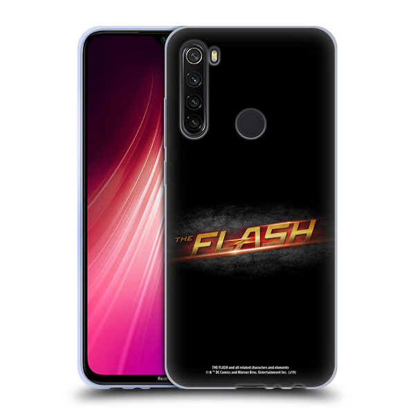 The Flash TV Series Logos Black Soft Gel Case for Xiaomi Redmi Note 8T