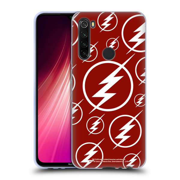 The Flash TV Series Logos Pattern Soft Gel Case for Xiaomi Redmi Note 8T