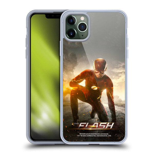 The Flash TV Series Poster Barry Kneel Pose Soft Gel Case for Apple iPhone 11 Pro Max