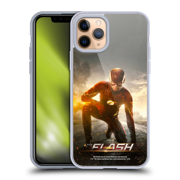 The Flash TV Series Poster Barry Kneel Pose Soft Gel Case for Apple iPhone 11 Pro