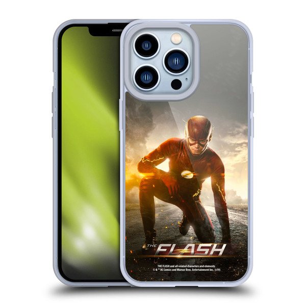 The Flash TV Series Poster Barry Kneel Pose Soft Gel Case for Apple iPhone 13 Pro