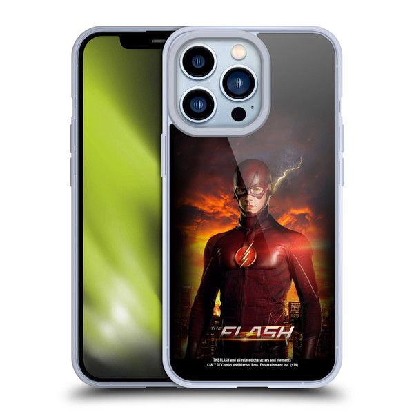 The Flash TV Series Poster Barry Stand Pose Soft Gel Case for Apple iPhone 13 Pro