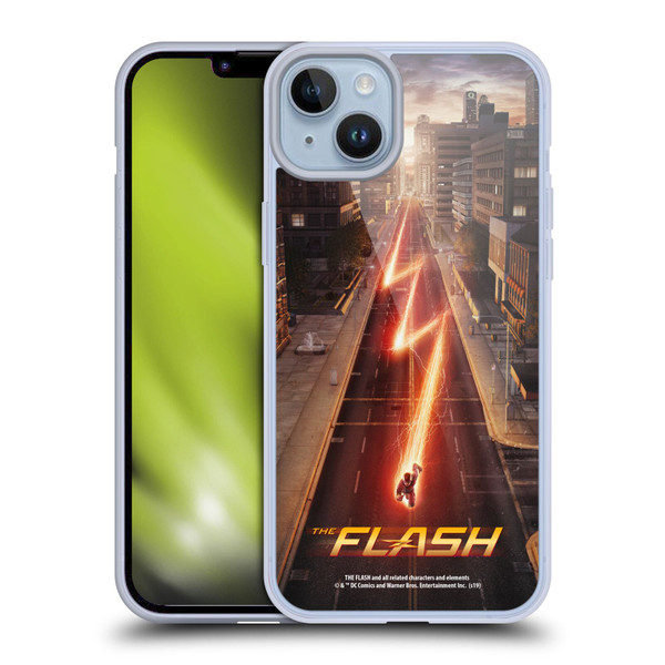 The Flash TV Series Poster Barry Soft Gel Case for Apple iPhone 14 Plus