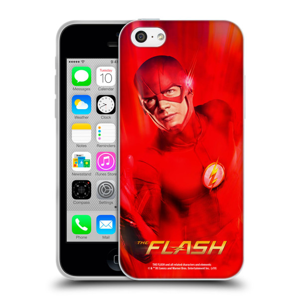 The Flash TV Series Poster Barry Red Soft Gel Case for Apple iPhone 5c