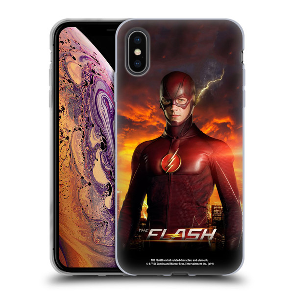 The Flash TV Series Poster Barry Stand Pose Soft Gel Case for Apple iPhone XS Max