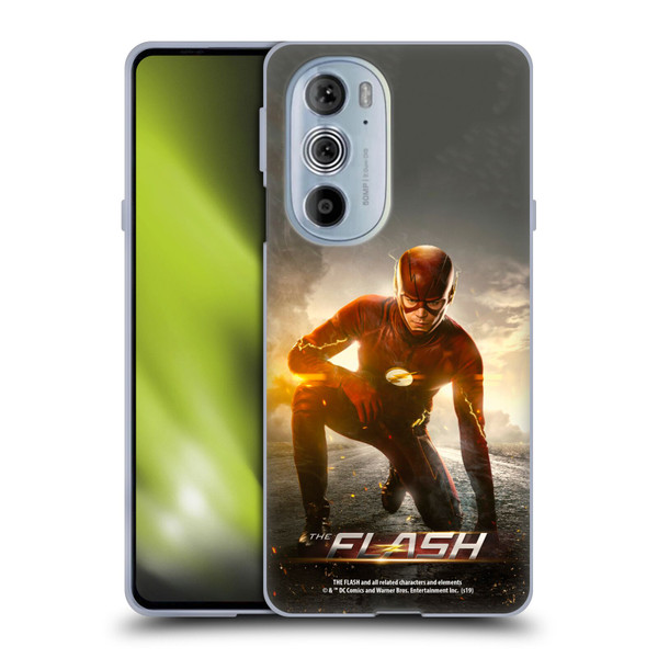 The Flash TV Series Poster Barry Kneel Pose Soft Gel Case for Motorola Edge X30