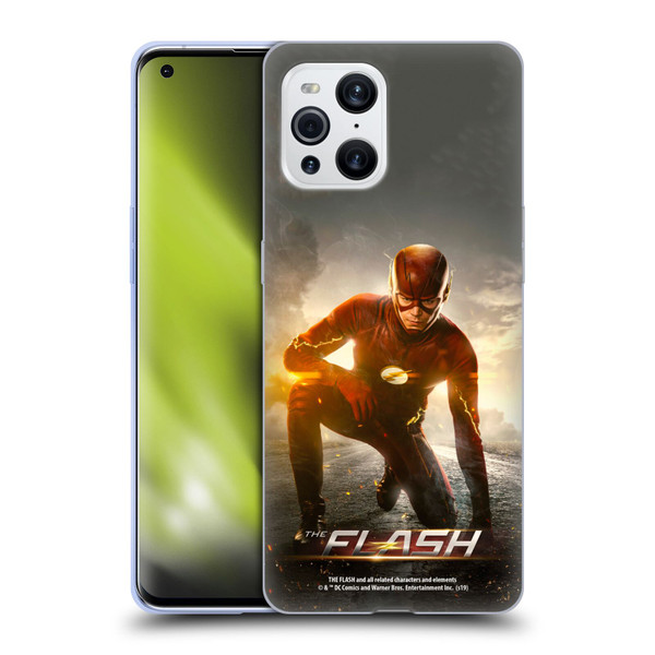 The Flash TV Series Poster Barry Kneel Pose Soft Gel Case for OPPO Find X3 / Pro