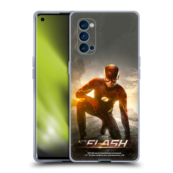 The Flash TV Series Poster Barry Kneel Pose Soft Gel Case for OPPO Reno 4 Pro 5G