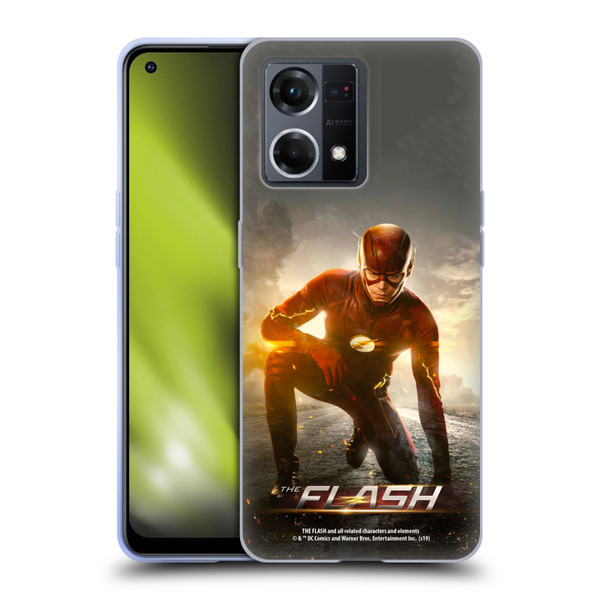 The Flash TV Series Poster Barry Kneel Pose Soft Gel Case for OPPO Reno8 4G