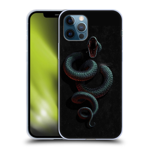 Christos Karapanos Horror 2 Serpent Within Soft Gel Case for Apple iPhone 12 / iPhone 12 Pro
