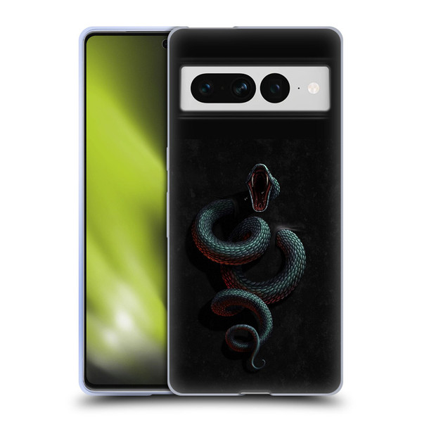 Christos Karapanos Horror 2 Serpent Within Soft Gel Case for Google Pixel 7 Pro