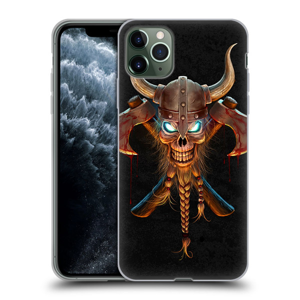Christos Karapanos Horror 4 Viking Soft Gel Case for Apple iPhone 11 Pro Max