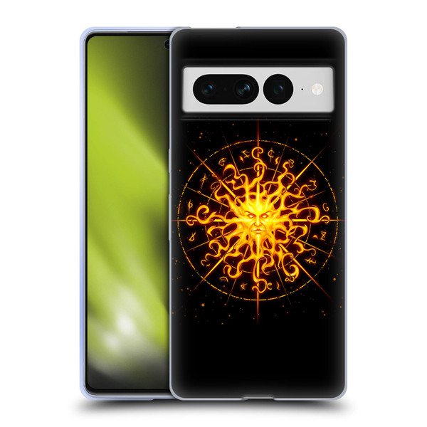 Christos Karapanos Mythical Art Helios Soft Gel Case for Google Pixel 7 Pro