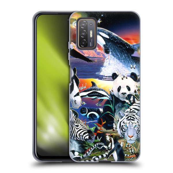 Graeme Stevenson Assorted Designs Animals Soft Gel Case for HTC Desire 21 Pro 5G