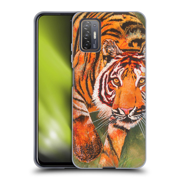 Graeme Stevenson Assorted Designs Tiger 1 Soft Gel Case for HTC Desire 21 Pro 5G