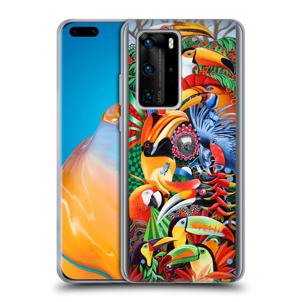 Graeme Stevenson Assorted Designs Birds 2 Soft Gel Case for Huawei P40 Pro / P40 Pro Plus 5G