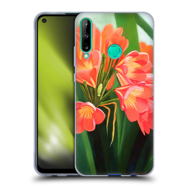 Graeme Stevenson Assorted Designs Flowers 2 Soft Gel Case for Huawei P40 lite E