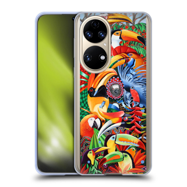 Graeme Stevenson Assorted Designs Birds 2 Soft Gel Case for Huawei P50