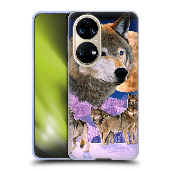 Graeme Stevenson Assorted Designs Wolves Soft Gel Case for Huawei P50
