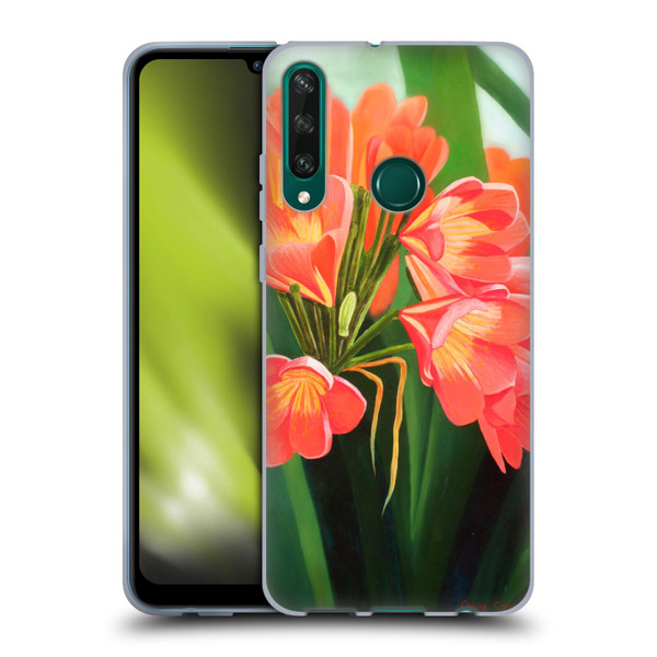 Graeme Stevenson Assorted Designs Flowers 2 Soft Gel Case for Huawei Y6p