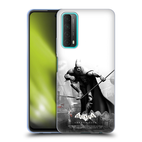 Batman Arkham City Key Art Comic Book Cover Soft Gel Case for Huawei P Smart (2021)