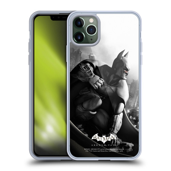 Batman Arkham City Key Art Poster Soft Gel Case for Apple iPhone 11 Pro Max & MagSafe