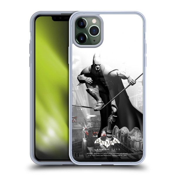 Batman Arkham City Key Art Comic Book Cover Soft Gel Case for Apple iPhone 11 Pro Max