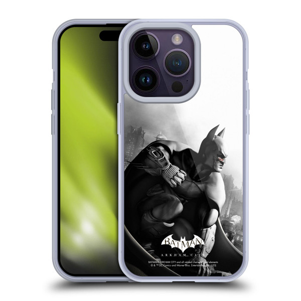 Batman Arkham City Key Art Poster Soft Gel Case for Apple iPhone 14 Pro