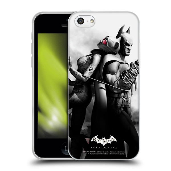 Batman Arkham City Key Art Catwoman Soft Gel Case for Apple iPhone 5c